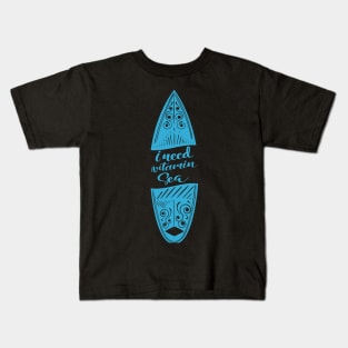 'I Need Vitamin Sea' Ocean Conservation Shirt Kids T-Shirt